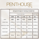 Бодистокинг с чулками и геометрическим рисунком Penthouse - Firecracker Black S/L