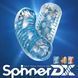 Мастурбатор Tenga Spinner DX 02 Bumps, с упругой стимулирующей спиралью внутри, среднее воздействие