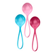 Вагінальні кульки Satisfyer Strengthening Balls (3шт), діаметр 3,8 см, маса 62-82-98г, монолітні