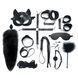 Набор BDSM Art of Sex &ndash; Maxi BDSM Set Leather, 13 предметов, черный, натуральная кожа