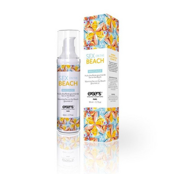 Массажное масло EXSENS Sex on the Beach 50мл разогревающее, без сахара, без парабенов, съедобное