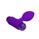 Анальная пробка Pretty Love Vibra Butt Plug Purple, 2.7 см