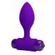 Анальная пробка Pretty Love Vibra Butt Plug Purple, 2.7 см