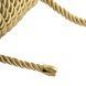 Мотузка для шибарі LOCKINK SEVANDA Shibari Pratice Rope, золотиста, 8 м, нейлон+бавовна