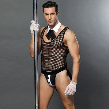 Эротический костюм официанта &ldquo;Горячий Дэниел&rdquo; One Size Black, One size