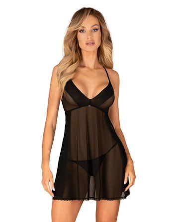 Пеньюар и трусики Obsessive Latinesa babydoll & thong , XS/S