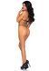 Эротический комплект со стразами Leg Avenue Catch Me Rhinestone set, трусики и бра, one size