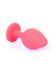 Анальна пробка Jewellery Silicone Red Plug M Blue