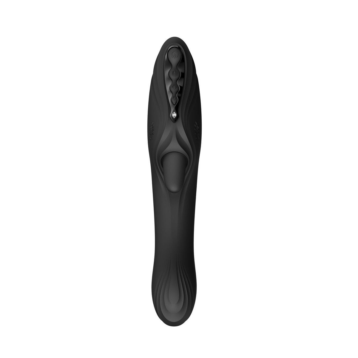 Смарт-вібратор Zalo Ares Obsidian Black, підігрів, 3 мотори, язичок для клітора, стимуляція точки G