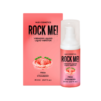 Жидкий вибратор ROCK ME! Nuei, клубника, 20 мл