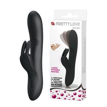 Вібратор-кролик Pretty Love Dylan Vibrator Black