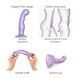 Насадка для страпона Strap-On-Me Dildo Plug P&G Lilas Metallic S