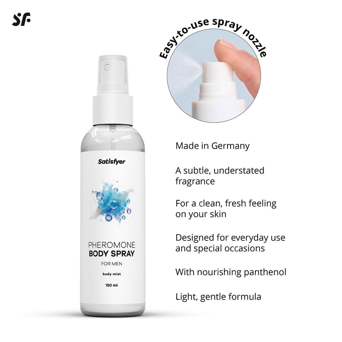 Спрей для тела с феромонами для мужчин Satisfyer Pheromones Body Spray For Men, 150 мл
