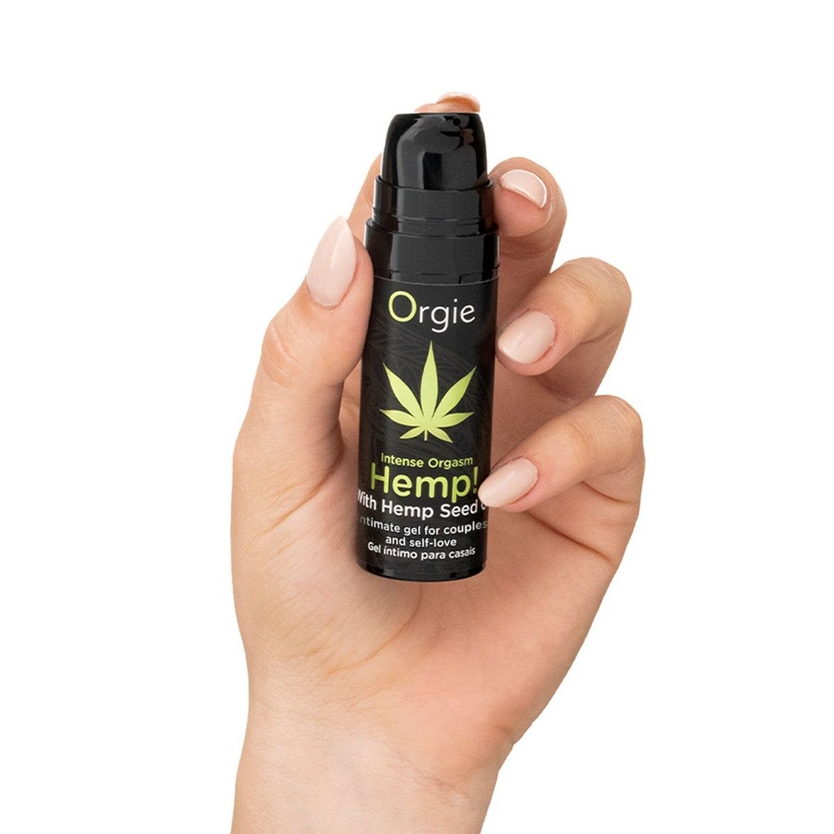 Усилитель оргазма для пар Orgie Hemp! Intense Orgasm с эффектом вибрации, 15 мл