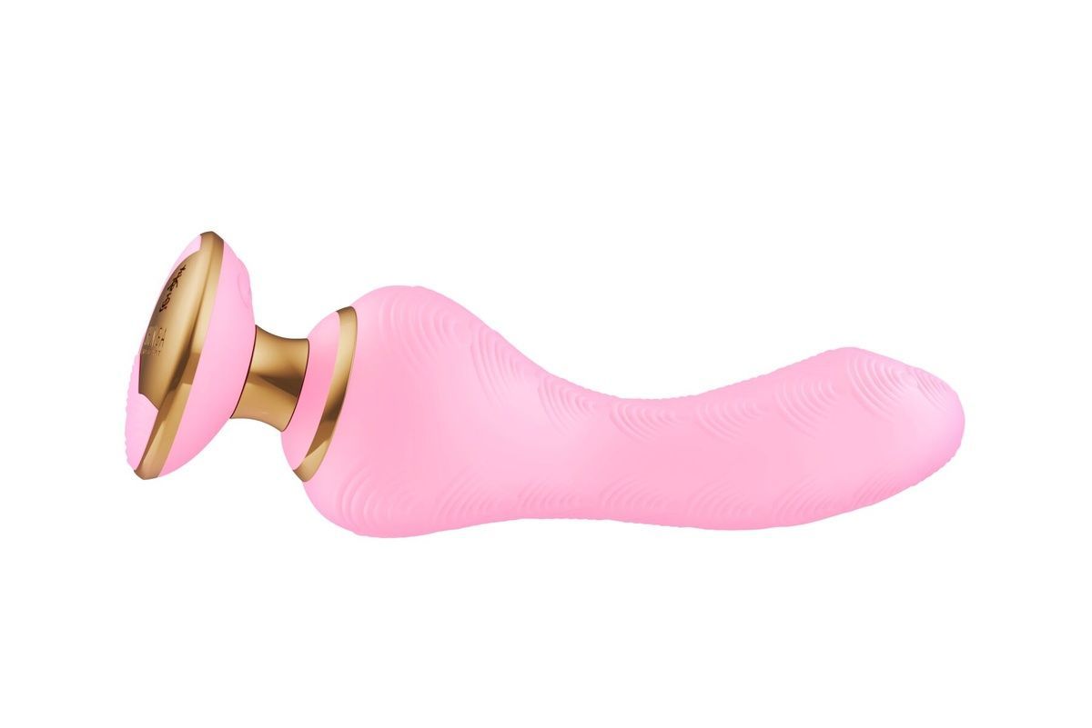 Вібратор для точки G Shunga Sanya Light Pink, гнучкий стовбур
