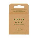 Презервативы LELO HEX Condoms Organic 3 Pack, тонкие и суперпрочные
