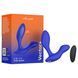 Смарт-вибромассажер простаты We-Vibe Vector+ ROYAL BLUE, пульт ДУ, регулируемый угол наклона