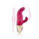 Вибратор-кролик Mystim Hop Hop Bob Fuchsia, мощный мотор, 8 режимов