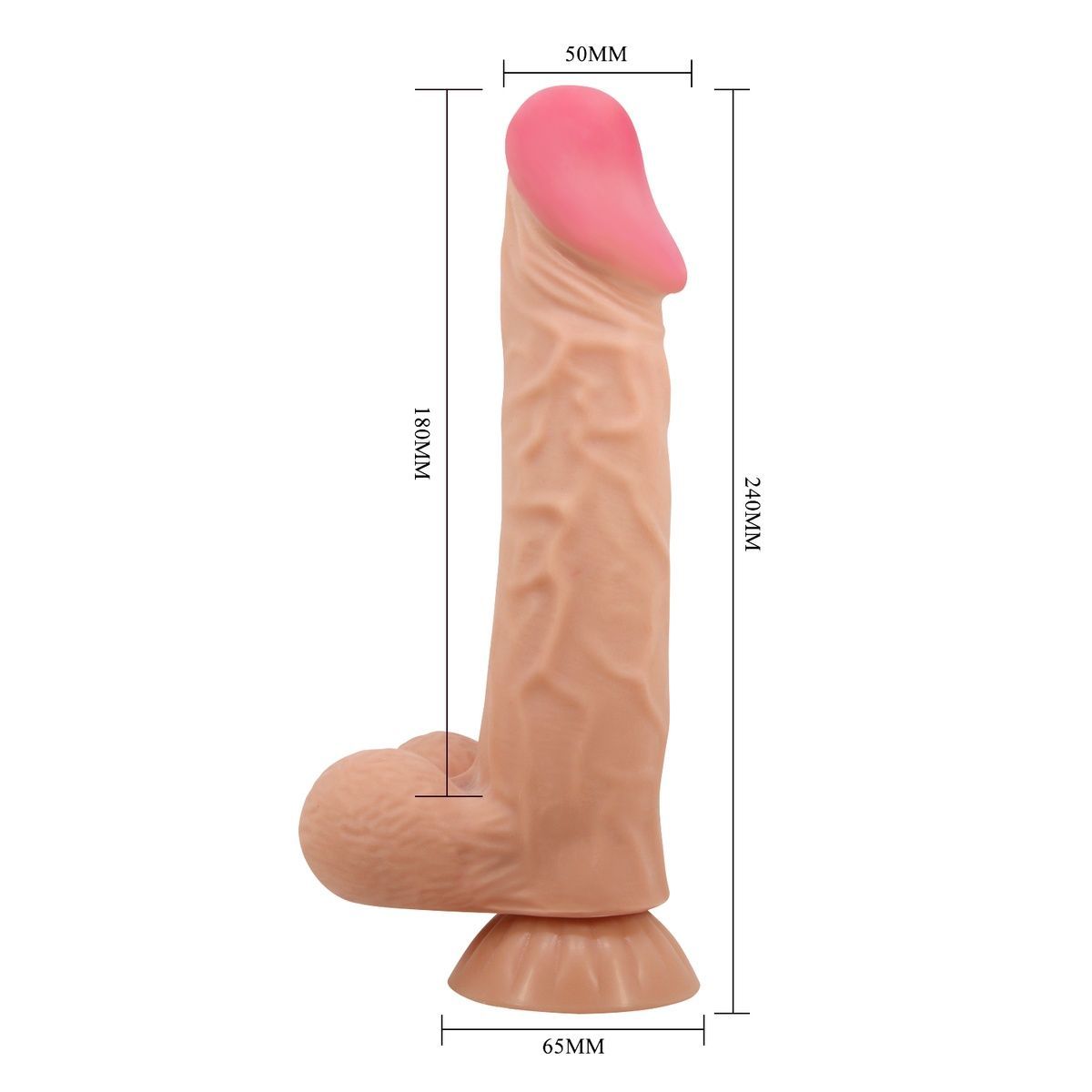 Фалоімітатор Pretty Love Sliding Skin 9.4" Flesh
