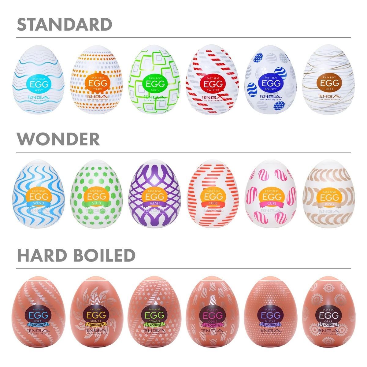 Мастурбатор-яйцо Tenga Egg Silky