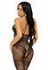 Бодистокинг Leg Avenue Rhinestone Lace and Net Bodystocking OS Black