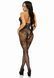 Бодистокинг Leg Avenue Rhinestone Lace and Net Bodystocking OS Black