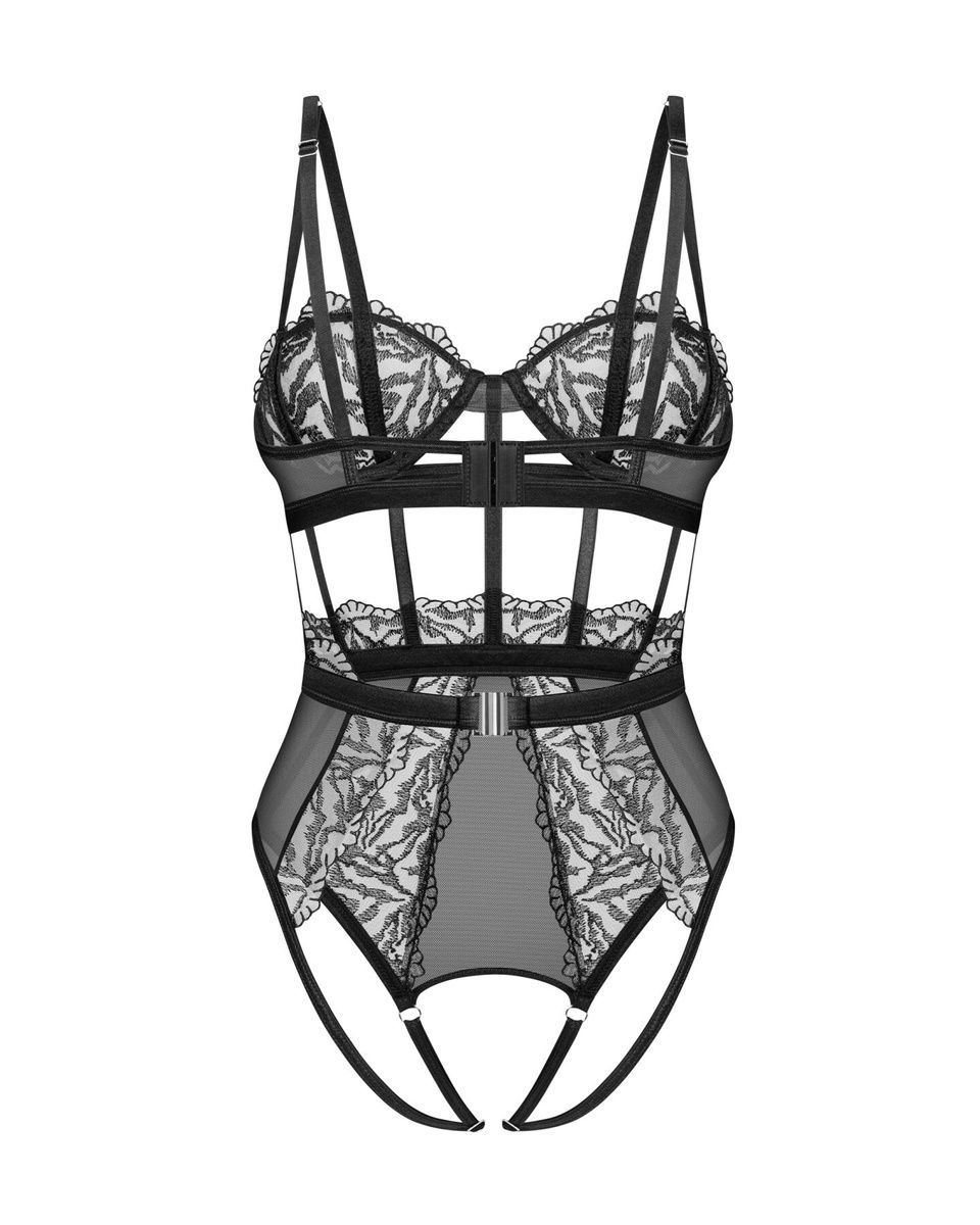 Боди Obsessive Hersis crotchless teddy, S/M