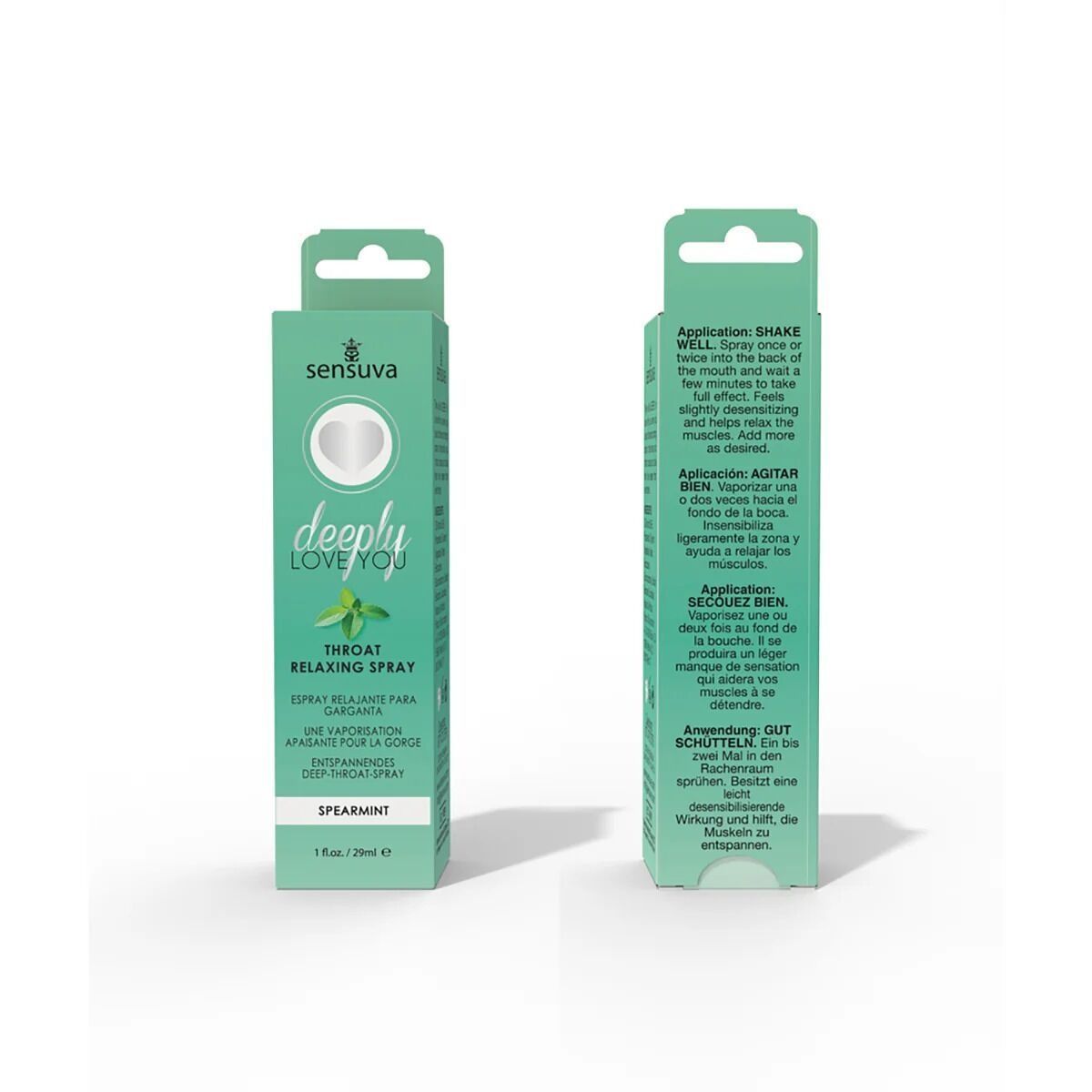 Спрей для глубокого минета Sensuva Deeply Love You Spearmint (29 мл)