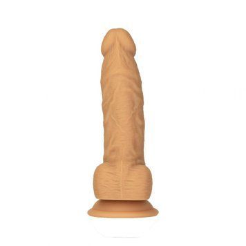 Фаллоимитатор Naked Addiction &mdash; 8&Prime; Silicone Dual Density Dildo Vanilla, вибропуля в подарок