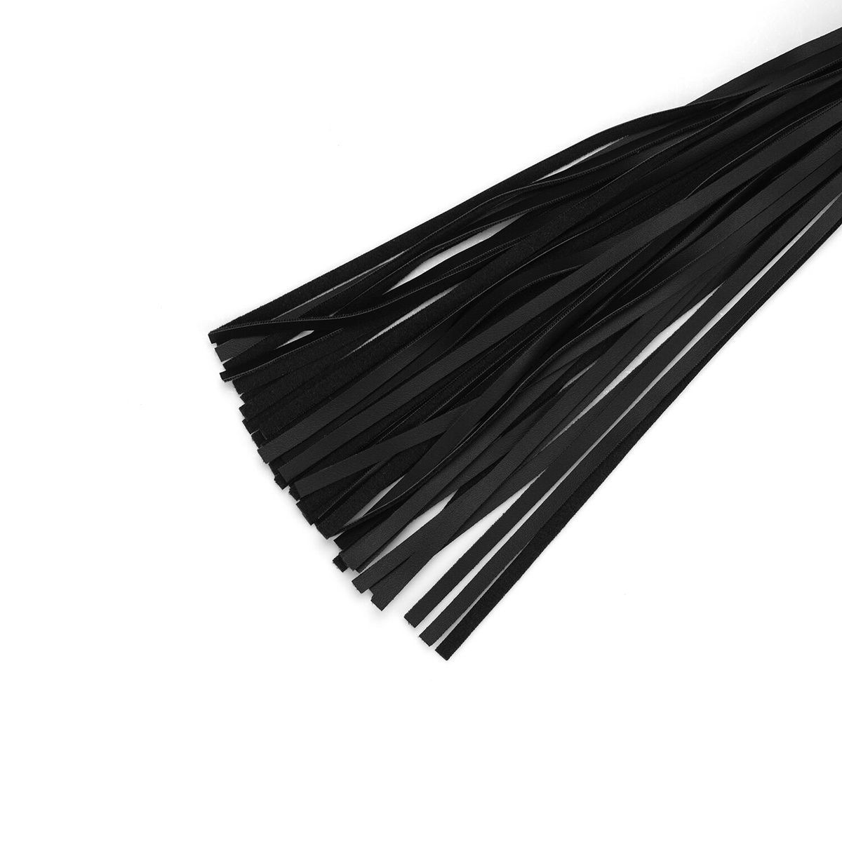 Флоггер Liebe Seele Black Organosilicon Flogger, 44 см, экокожа