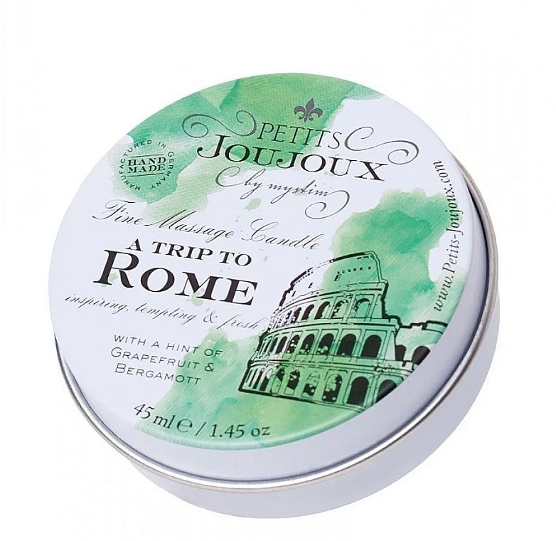 Массажная свечa Petits Joujoux - Rome - Grapefruit and Bergamott (43 мл) с афродизиаками
