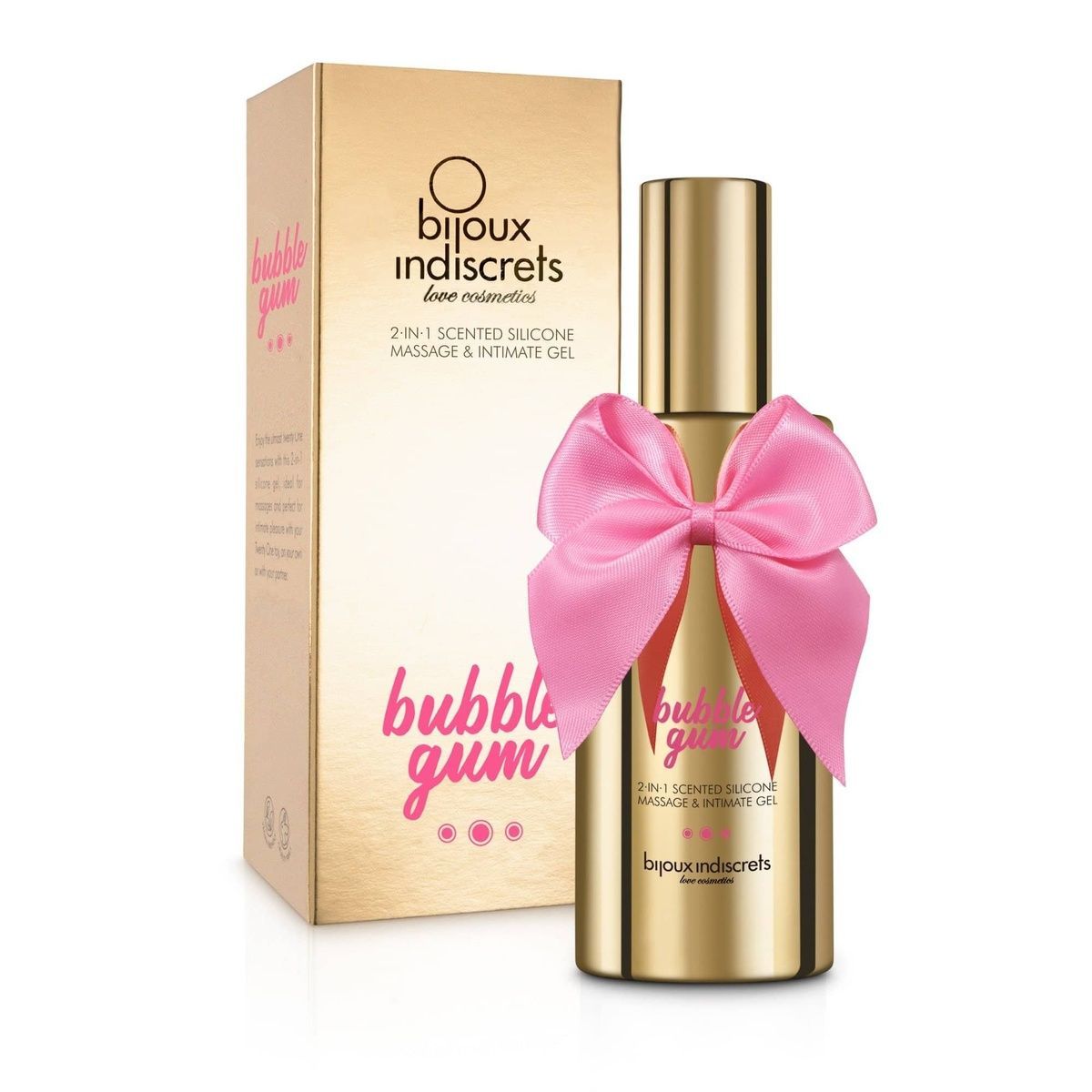 Лубрикант на силиконовой основе 2в1 Bijoux Indiscrets Bubblegum, подходит и массажа