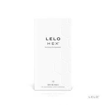 Презервативы LELO HEX Condoms Original 12 Pack, тонкие и суперпрочные