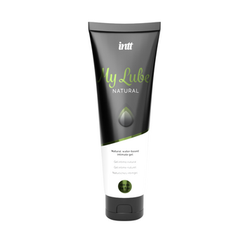 Лубрикант на водной основе Intt My Lube Natural, 100 мл, натуральный состав, без запаха, нелипкий