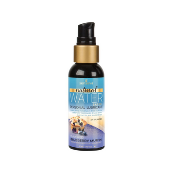 Смазка на водной основе Sensuva Natural Water-Based Blueberry Muffin 57мл без глицерина и парабенов
