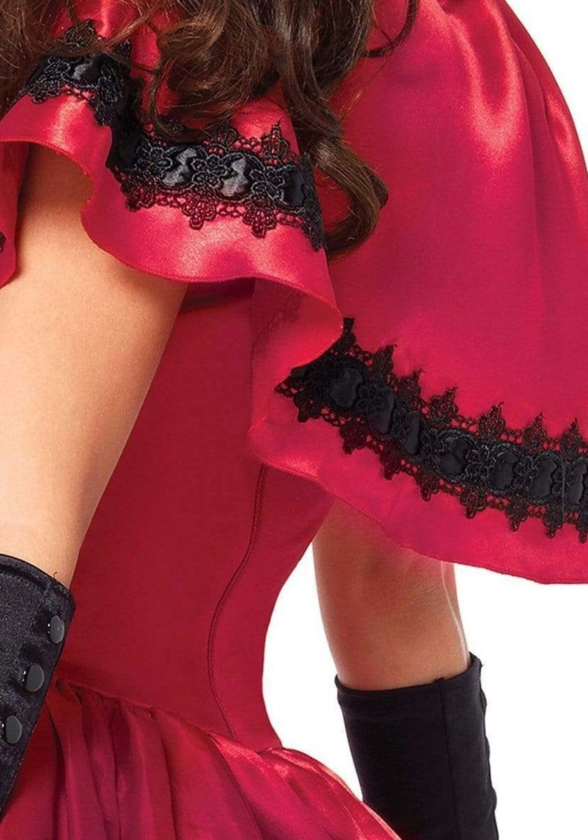 Еротичний костюм Червоної шапочки Leg Avenue Gothic Red Riding Hood, сукня, накидка, S