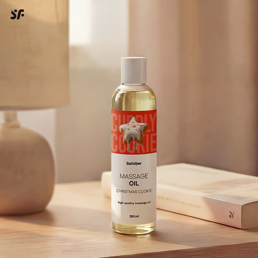 Массажное масло Satisfyer Massage Oil Christmas Cookie, 250 мл