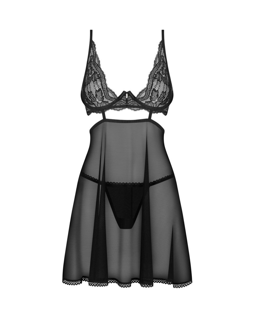 Бэби-долл Obsessive Nutris babydoll & thong , XS/S