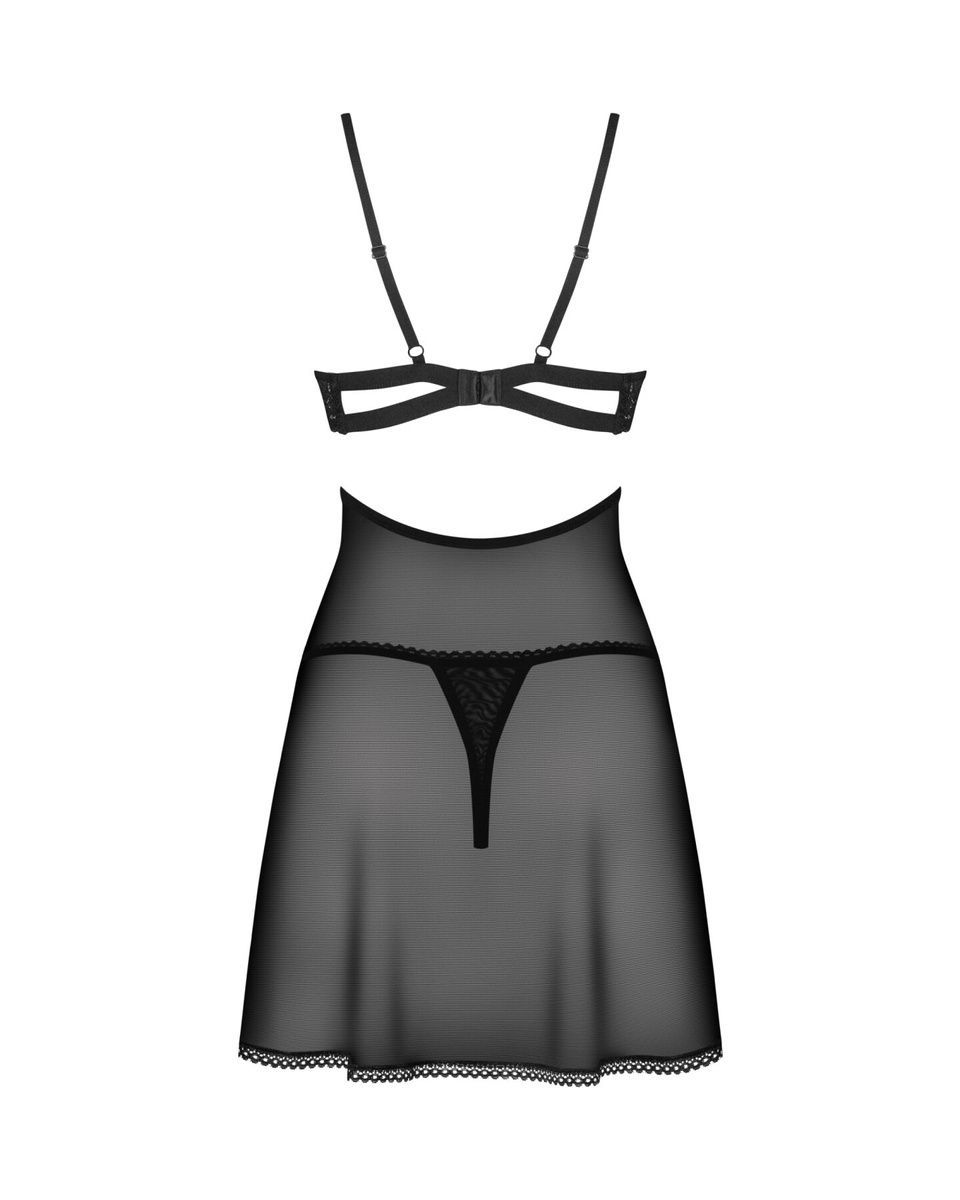 Бэби-долл Obsessive Nutris babydoll & thong , XS/S