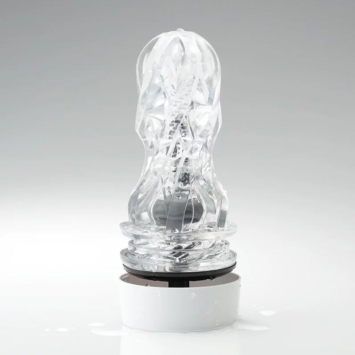 Мастурбатор Tenga - Aero Masturbator Silver, інноваційна технологія всмоктування