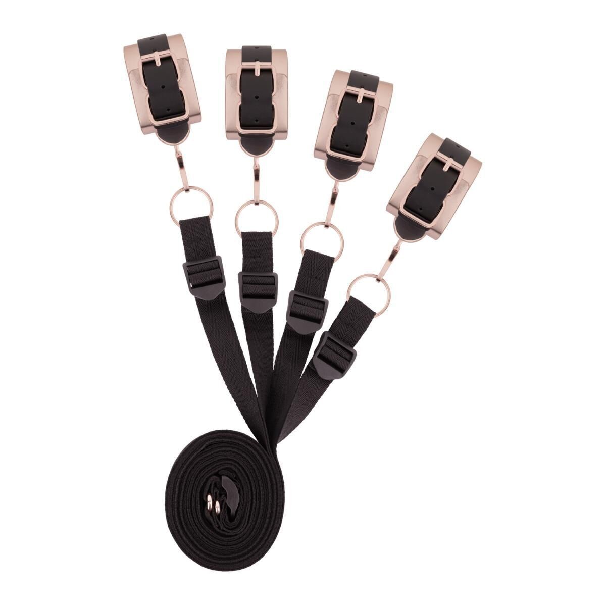 Фиксатор рук и ног для кровати Rosy Gold - Under-Mattress Restraint Set