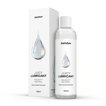Лубрикант на водной основе Satisfyer Juicy Lubricant Naughty Neutral water based 300 мл