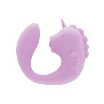 Вібратор-єдиноріжка Unihorn &ndash; C Horse &ndash; Marina Lilac, вагінально-кліторальна стимуляція, 2 мотори по 10 режимів