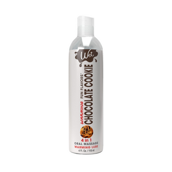Согревающий лубрикант на водной основе Wet Warming Chocolate Cookie 4 in 1, без сахара (118 мл)