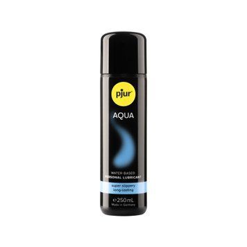 Лубрикант на водной основе pjur Aqua 250 мл, эффект бархатистой кожи без прилипания
