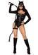 Еротичний костюм кішечки Leg Avenue Fierce Feline, боді, пояс з підв&rsquo;язкою, маска кішки, XS