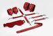 Набор Feral Feelings BDSM Kit 5 Red, наручники, поножи, крестовина, маска, паддл