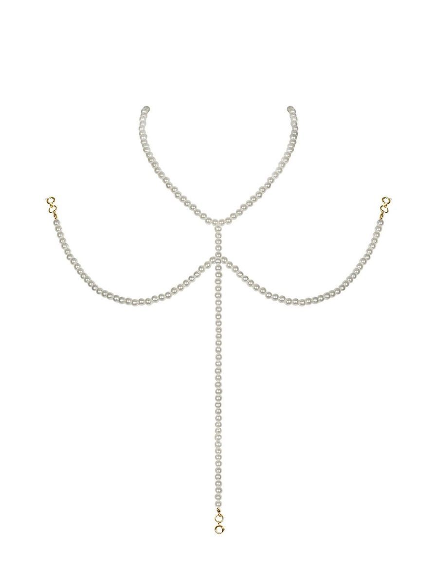 Намисто під перлини на декольте Obsessive A757 necklace pearl